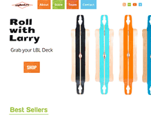 Tablet Screenshot of longboardlarry.com